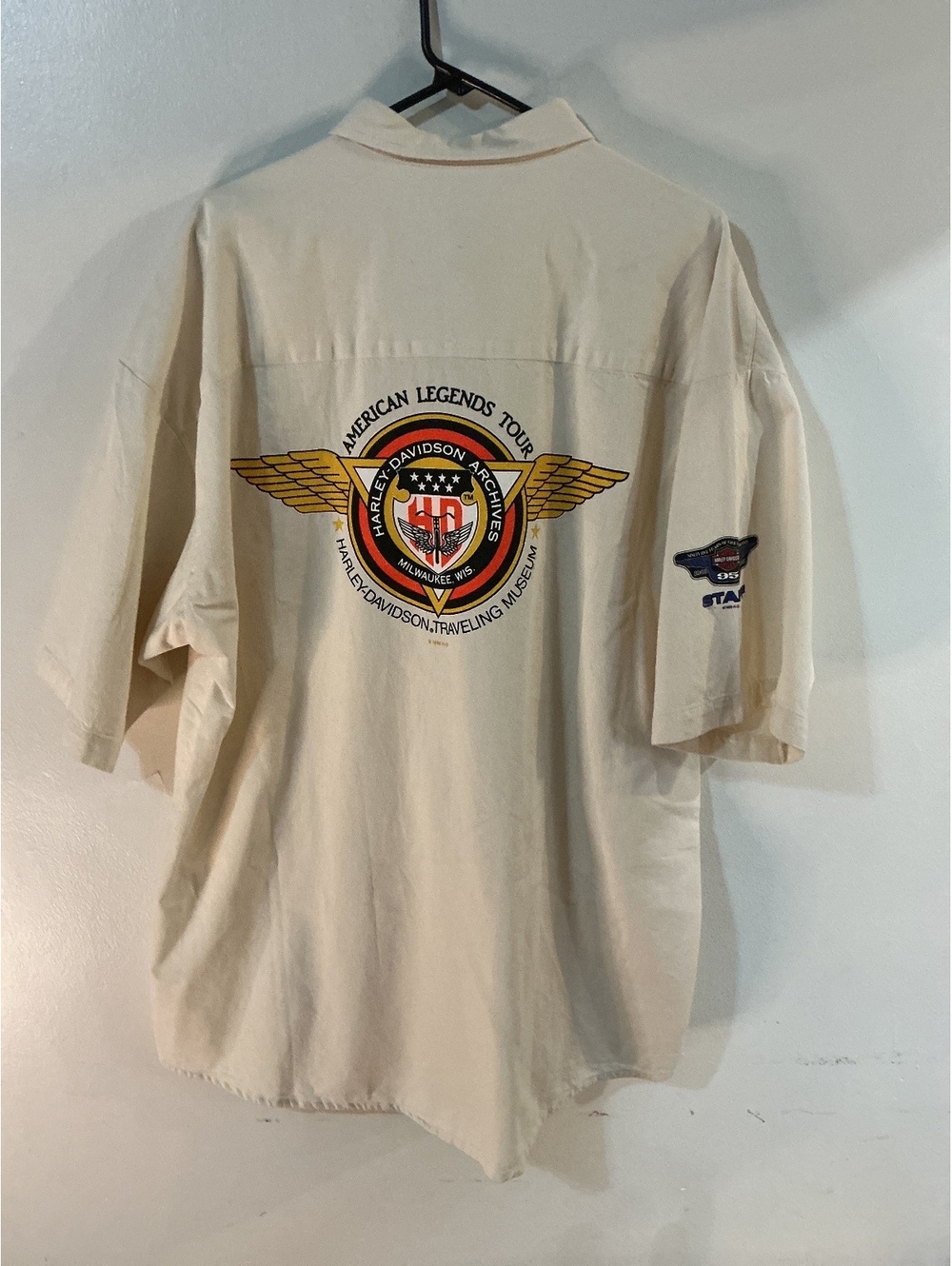 1998 Harley Davidson Legends Tour Staff button up